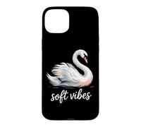 soft vibes Swan Calm Peaceful Serene Minimalist Bird Case for iPhone 15 Plus