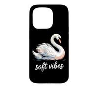 soft vibes Swan Calm Peaceful Serene Minimalist Bird Case for iPhone 15 Pro