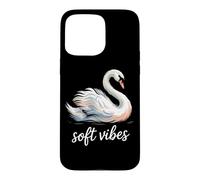 soft vibes Swan Calm Peaceful Serene Minimalist Bird Case for iPhone 15 Pro Max