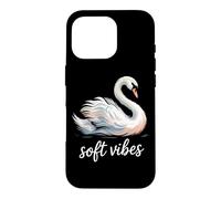 soft vibes Swan Calm Peaceful Serene Minimalist Bird Case for iPhone 16 Pro