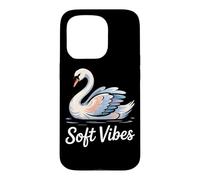 Soft Vibes. Swan Calm Peaceful Tranquil Graceful Case for iPhone 15 Pro