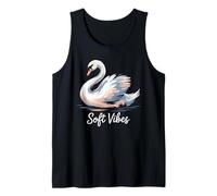 Soft Vibes Swan Calm Serene Graceful Peaceful Waterfowl Tank Top