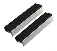 Soft Vice Jaws for Metal Vise | AluMiniature um Vise Pads with Strong Magnets | V-Shape Protector Covers for Round Hex Flat Parts | Woodworking Metalworking Jewelry Making Tool |(5inch)