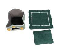 Soft Warm Cat Bed Cave, Cozy Bed House, Detachable with Plush Cushion for Indoor Outdoor Use, Comfortable Shelter for Cats Dogs Hamsters Rabbits Raccoons Skunks (Large Size)