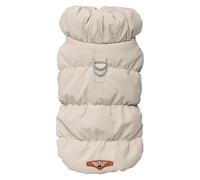 Soft Warm Dog Clothes Winter Padded Puppy Cat Coat Jacket For Small Medium Dogs Chihuahua French Bulldog Poodle Vest Pet Outfit(Khaki,M)