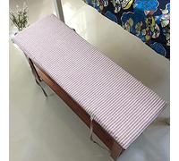 Soft Washable Bench Cushion 2-4 Seater 2cm Thick Long Seat Pad for Kitchen Dining Chair Indoor/Outdoor Garden Patio Swing 180x40cm Pink