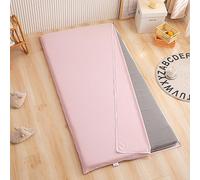 Soft Washable Cotton Futon Cover for Traditional Shikibuton Mattress Grey Dust Protection Zip Cover for Mat 1.80 x 190 cm / 31 x 75 cm