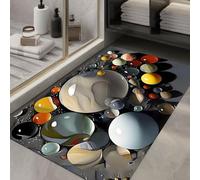 Soft Washable Diatomite Bath Mat, Non-Slip Quick Dry Bathroom Rug for Shower, Kitchen & Entryway, Highly Absorbent Floor Mats in Multiple Sizes and Colors(80 * 120cm 17)