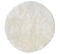 Soft Washable Ivory Shaggy Rug | SA-01 - Ø 100 cm