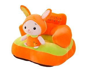 Soft Washable Polyester Sofa Cover for Kids Age 0-3 | cute comic friends pattern, breathable fabric, easy to fill with pp cotton, compact size