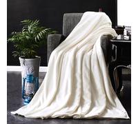 Soft & Washable Sofa Throw Blanket, Cozy Couch Cover for All Seasons, Lightweight & Warm, 1/2/3/4 Seater, White, 130x280cm, Perfect for Living Room & Bedspread