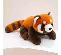 Soft Weighted Stuffed Animals Plushies, Cute Panda Dinosaur Teddy Bear, Comfort Cuddly Toy for Calming, Sleep Support & Emotional Comfort Red panda 45cm