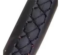 Soft Wheel Cover For EcoSport 2014-2017 For Fiesta 2008 2009 2010 2011 2012-2017 Car Steering Wheel Cover Black Artificial Leather Steering Wheel Protectorf(Black Thread)