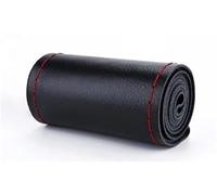 Soft Wheel Cover Hand-Stitched Steering Wheel Cover 36-40cm DIY Leather Braid On The With Needles Thread Car-Styling Covers Steering Wheel Protectorf(Red Thread 36cm 10)