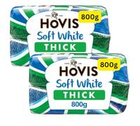 Soft White Thick Bread 2x800g Hovis (2x800g)
