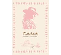 Soft Winds, Strong Spirit: Minimal Pink Western Journal - 6×9 Lined Notebook with 110 Pages for Women & Girls, Cowgirl Style