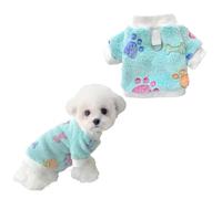 Soft Winter Dog Sweater with D-Ring - Warm Fleece Pullover for Small/Medium Pups, Holiday Outfit for Boy/Girl Dogs
