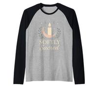 Soft Witch Cozy Aesthetic Alt Pagan Tea Tarot Witchwear Gift Raglan Baseball Tee