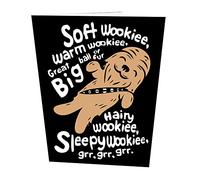 Soft Wookie Father's Day Card