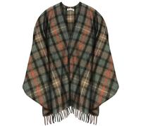 Soft wool cape made in Scotland - Thick and Warm Winter Poncho - 160cm x 100cm Fraser Hunting Ancient Tartan - Cape Blanket Poncho - Valentines day, Mothers day Gift - Home, Travel, Camping