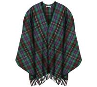 Soft wool cape made in Scotland - Thick and Warm Winter Poncho - 160cm x 100cm Fraser Hunting Tartan - Cape Blanket Poncho - Valentines day, Mothers day Gift - Home, Travel, Camping