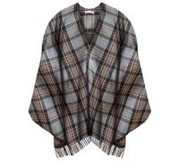 Soft wool cape made in Scotland - Thick and Warm Winter Poncho - 160cm x 100cm MacKellar Tartan - Cape Blanket Poncho - Valentines day, Mothers day Gift - Home, Travel, Camping