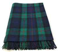 Soft wool cape made in Scotland - Thick and Warm Winter Poncho - 160cm x 100cm Murray of Atholl Tartan - Cape Blanket Poncho - Valentines day, Mothers day Gift - Home, Travel, Camping