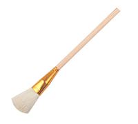 Soft Wool Paint Brushes Wooden Handle for Pottery Ceramic Painting Oil Acrylic Watercolor Drawing Craft Art Supplies for Glazing Soft Wool Paint Wooden Handle for