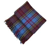 Soft Wool Tartan Travel Blanket for car and caravan - 70x60 inches large blanket - Scottish plaid, checkered, Indoor, lightweight Outdoor warm, Bed and Sofa, Picnic Rug - Anderson Tartan