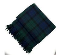 Soft Wool Tartan Travel Blanket for car and caravan - 70x60 inches large blanket - Scottish plaid, checkered, Indoor, lightweight Outdoor warm, Bed and Sofa, Picnic Rug - Mackay Tartan