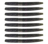 Soft Worm Lure Vivid Reusable 8pcs Fish Bait
