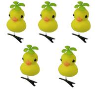 Soft Yellow Duck Hairpin Fashionable Headpieces Hair Clip Delicate Hair Accessory For Parties And Various Occasion