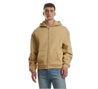 Soft zip-up hoodie Urban Classics Beige M