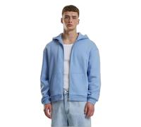 Urban Classics Fluffy Full Zip Sweatshirt Blue M Men