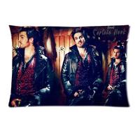 Soft Zippered Pillowcase Pillow case Cover 16x24 Inch Two Side Printing Once Upon A Time Captain Hook 01 Pattern Fashion Design
