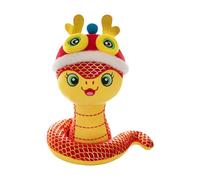 Soft Zodiacal Snake Mascots Dolls Festival Plush Toy Chinese New Year Celebration Hanging Decoration For Home And Offices Cultural Zodiacal Toy