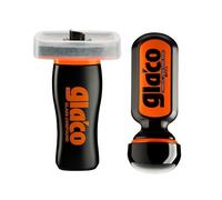 SOFT99 Glaco Glass Compound Roll On + Ultra Glaco - Abrasive Glass Cleaner and Extreme Durability Glass Coating - 12 Months of Windscreen Protection - Integrated Applicators