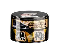 SOFT99 Kiwami Extreme Gloss Dark 200g - Hard Car Wax Polish - Durable Synthetic Paintwork Protection and Hydrophobicity - Maximise the Gloss and Shine - Kit with an Applicator Pad