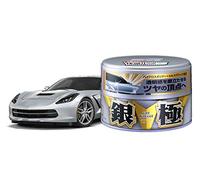 Soft99 Kiwami Extreme Gloss Wax, Carnauba Rich Hybrid Wax for Detailing and Beauty, Hard Paste Waxing 200g - Silver