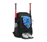 Softball Bag - Baseball Equipment Backpack With Shoe Compartment | Large Main Helmet Holder | Lightweight, Oxford Cloth, Fence Hook, For Teen Adults Vital Companion For Sports And Everyday Use.