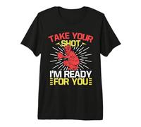 Softball Catcher Take Your Shot Softball Mom Premium T-Shirt