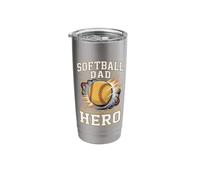 Softball Dad Because Even Pitchers Need A Softball Stainless Steel Insulated Tumbler