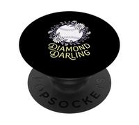 Softball Darling Softball Mom Field Sport Game Softball Mom PopSockets Adhesive PopGrip