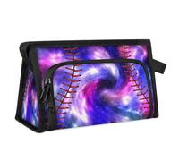 Softball Galaxy Travel Makeup Bag for Women Men Kids Girls Boys Galaxy Nebula Star Multipurpose Wash Pouch Bag Toiletry Cosmetic Toiletries Shower Bag Organizer