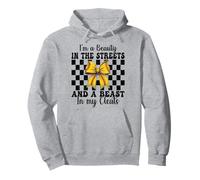 Softball Girl Beauty In The Streets And A Beast In My Cleats Pullover Hoodie