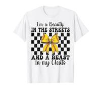 Softball Girl Beauty In The Streets And A Beast In My Cleats T-Shirt