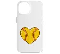 Softball Heart For Players, Teammates, Coaches or Parents Case for iPhone 14