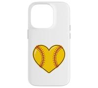 Softball Heart For Players, Teammates, Coaches or Parents Case for iPhone 14 Pro