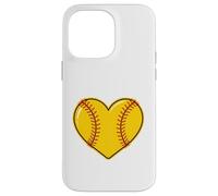 Softball Heart For Players, Teammates, Coaches or Parents Case for iPhone 14 Pro Max