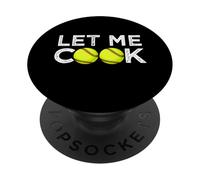 Softball Let Me Cook Funny Softball PopSockets Adhesive PopGrip